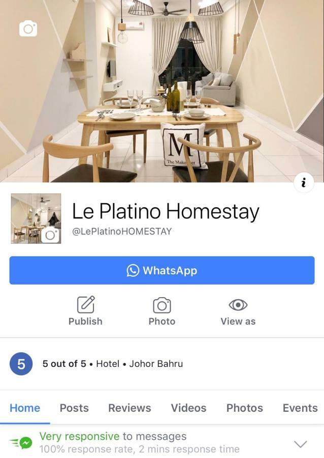Johor Bahru Paradigm Leplatino Homestay Eksteriør billede